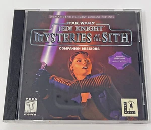 Star Wars Jedi Knight Mysteries of the Sith Win95 PC CD-ROM Game Used Works - Picture 1 of 4