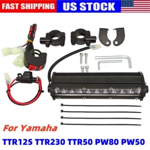 LED Headlight Light Bar Lighting Kit For Yamaha TTR125 TTR230 TTR50 PW80 PW50 - Picture 1 of 6