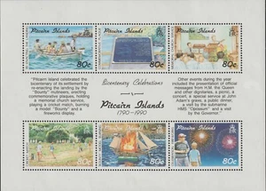 Pitcairn Islands 1991 Miniature Sheet #347 Bicentennial Celebrations - MNH - Picture 1 of 7