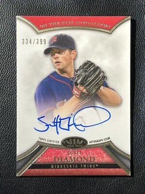 SCOTT DIAMOND 2013 Topps Tier One Auto 334/399 - Image 1 of 2
