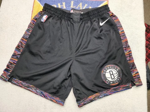 Nike Brooklyn Nets City Edition 2019-20 2XL NBA BASKETBALL WORN 46 AUTH Cover
