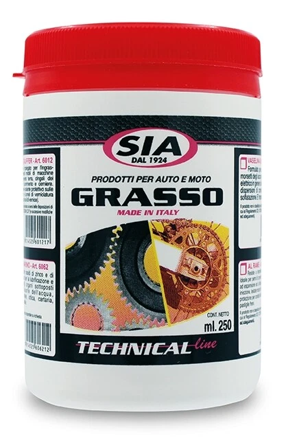 Grasso al litio per cuscinetti 250ml SIA 6002 - Immagine 1 di 1