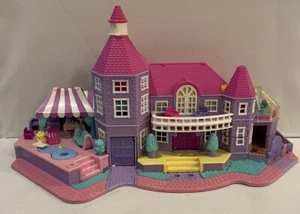 VTG 1994 Polly Pocket Magical Mansion Bluebird Toys Vintage No Flags Car Dolls - Picture 1 of 7