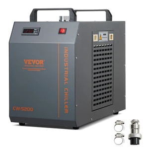 VEVOR Industrial Water Chiller CW-5200 7L 13L/min Laser Chiller with Compressor - Picture 1 of 12