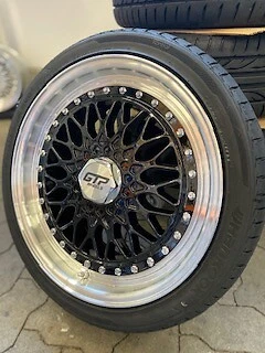 Sommerräder 17" GTP 040 Candy red poliert - NANKANG 185/35 R17 - Bild 1 von 1