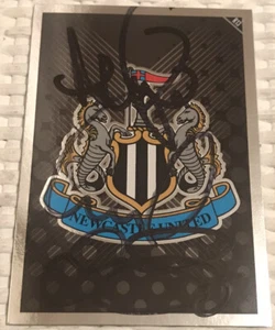 Match Attax 10/11 Tim Krul Pardew Danny Simpson handsigniertes Newcastle Abzeichen R13 - Bild 1 von 5