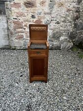 A Vintage Marble Topped Pot Cupboard / Bedside Cabinet