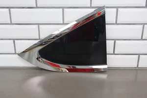 16-20 Tesla Model X Rear Right Quarter Window Glass W/Chrome Trim (Privacy Tint) - Picture 1 of 18