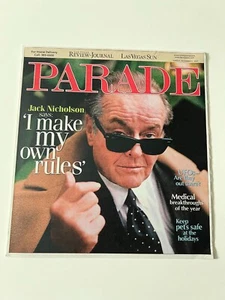 JACK NICHOLSON MAKES OWN RULES December 9 2007 PARADE MAGAZINE NEWSPAPER INSERT - Imagen 1 de 8