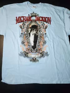 Michael Jackson King Of Pop Tshirt 2Xl Blue - Picture 1 of 12