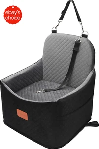 Small Dog Car Seat Booster Elevated Detachable Washable Sofa Up to 30 Lbs - Picture 1 of 12
