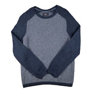 Mexx Metropolitan raglan acrylic virgin wool silk sweater Sz M