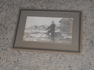 Early 1900's CABINET BICYCLE CARD  6" x 4" - Rare!!! - Picture 1 of 3