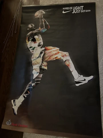 Kobe Bryant - Speed  of Light Just Got Quicker - Foot Locker Poster Rare Cover