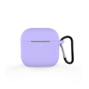Soft Silicone Case for AirPods 4 with Keychain Hook - Picture 1 of 10