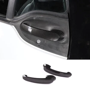 2 tlg Kohlefaser-Look Türgriff Blende Abdeckung Für Smart ForTwo 453 16-21 - Bild 1 von 5