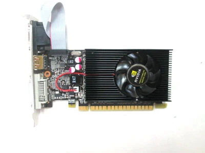 For NVIDIA GeForce GT730 2GB DDR3 64Bit DVI VGA HDMI PCI-E Graphics Card 2GD3 - Image 1 of 4