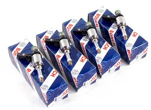 4 New Bosch Audi A4 TT VW Jetta Golf CCTA 2.0T TSI Fuel Injector Set 06H906036AB - Picture 1 of 2