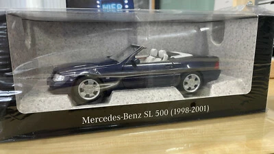 Mercedes Benz R129 SL500 Norev B66040657 Azuritblau 1:18 Modell dealer edition - Bild 1 von 4