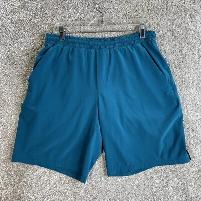 Lululemon Pace Breaker Shorts Men's L Teal Lined 8.5" Active Athletic - Image 1 of 4