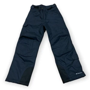 Columbia Sportswear Unisex Kids Snowboard Ski Snow Pants Black Adjustable Sz 7/8 - Picture 1 of 7