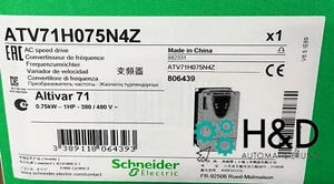 ATV71H075N4Z Schneider Electric ATV71, 0,75 kW nuevo y precintado - Imagen 1 de 3