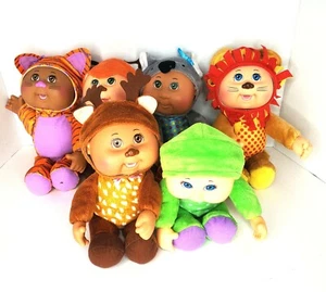 Cabbage Patch Kids Animal Dolls Cuties Thumb Suckers Plush Set of 6 - Picture 1 of 6