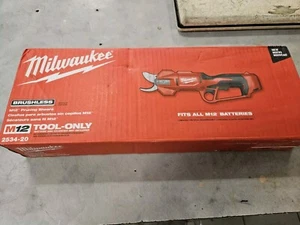 Brandneu Milwaukee M12 Schnittschere bürstenlos bloßes Werkzeug 2534-20 *nur Werkzeug* - Bild 1 von 5