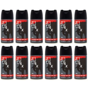 Tusk Red Deodorant Body Spray 150ml X 12 - Picture 1 of 8