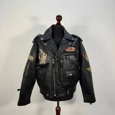 AVIREX motorcycle jacket leather jacket vintage xxl - Image 1 of 4