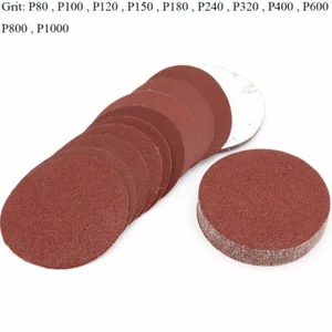 Discos de lijado de gancho y bucle de 125 mm almohadillas de papel de lija de 5 pulgadas 80 - 1000 grano metal para automóvil - Imagen 1 de 4