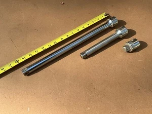 Snap-On 3/4" Drive 16" Long Extension + 8” long Extension + breaker bar adapter - Picture 1 of 5