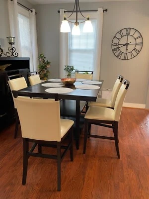 6 Asley dinning barstool chairs (D550-124) - Image 1 of 4