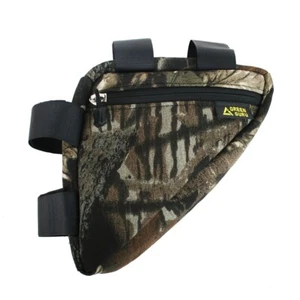 Green Guru Gripster Frame Bag, Camo Upcycled Nylon Hook & Loop Corner Bike Frame - Picture 1 of 1