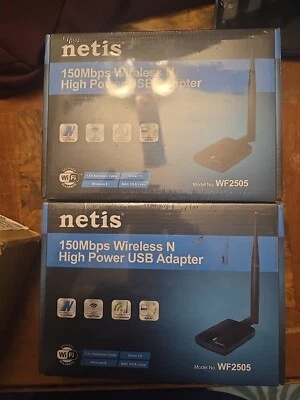 2 Netis 150 MBPS WIreless N High Power USB Adapter WF2117 PCI adapter - Image 1 of 4