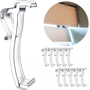10pcs Horizontal Blind Clips Clear Window Blind Clips Portable Valance Clips - Picture 1 of 14