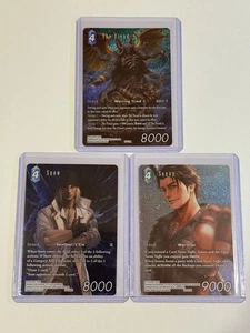Final Fantasy Gunslinger in the Abyss - Snow, The Fiend, Sonon Full Art Foil (3) - Picture 1 of 8