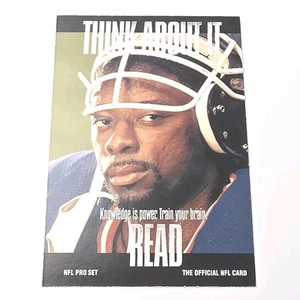 1991 Carl Banks NY Giants - Think About It - Read Knowledge - NFL Pro Set #373 - Picture 1 of 2