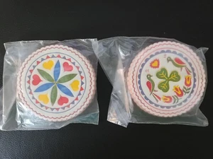Posavasos desechables vintage Amish Aces papel para bebidas - Lote de 24 - Nuevo de Lote Antiguo - Imagen 1 de 3
