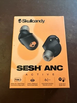 New Skullcandy Sesh ANC Active Wireless Earbuds - Black - SEALED - Image 1 of 2