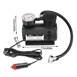 Mini compresor de aire 300 PSI 12V bomba infladora de aire de neumáticos eléctricos para automóvil e1 - Imagen 1 de 12