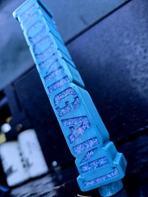 Mango Estilo Hoonigan - Perilla de Cambio Azul 7" - Universal - Bloque Ken Foto 1 de 2