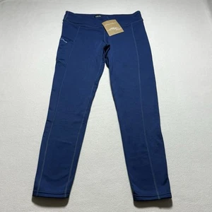 Grundens Maris Leggings Women’s Large Poseidon Blue Fleece Lined Fishing - Picture 1 of 8