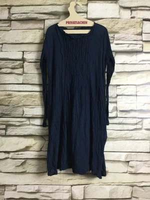 cocon.commerz PRIVATSACHEN BUSCHTIG Tunika aus ECOKATTUN in blau Größe 2 - Bild 1 von 4
