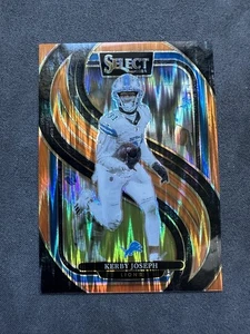 2024 Panini Select - Premier Level Kerby Joseph #177 Orange Shock Prizm /399 - Bild 1 von 2