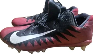 NIKE Alpha Menace Football Cleats Burgundy White Black Size 15 - Picture 1 of 5