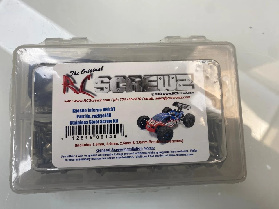 RCScrewZ Stainless Screw Kit kyo140 for Kyosho Inferno NEO ST #33002 | KIT - Image 1 of 1