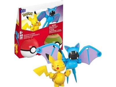 MEGA Pokémon Building Toys Set Pikachu & Zubat with 40 Pieces - Image 1 of 4