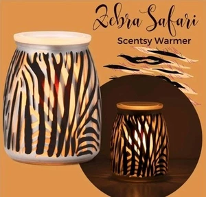 Scentsy ZEBRA SAFARI Full Size Wax Warmer BRAND NEW IN BOX ๐ฆ ๐ฆ - Picture 1 of 6
