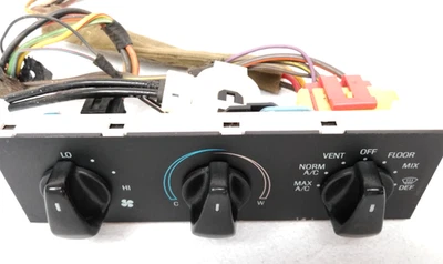 Interruptor de control de calefacción de aire acondicionado Ford F150 1992 1996 2 cables 1995 F250 Bronco 1994 W1 Foto 1 de 4